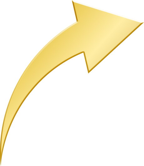 Golden Light Effects with Shimmering Arrows